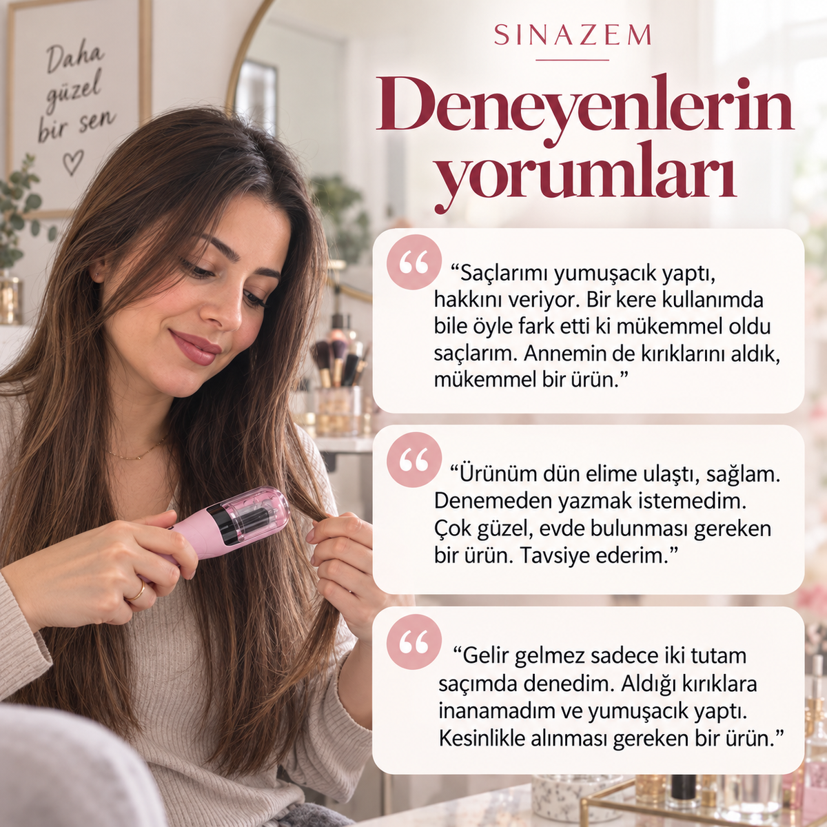 Saç Kırığı Alma Makinesi Kablosuz